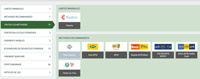 Méthodes de retrait